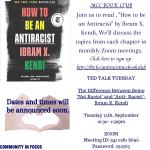"How To Be An Antiracist" Book Club poster